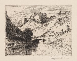 キルガレン城 作： Francis Seymour Haden