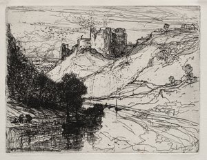 キルガレン城 作： Francis Seymour Haden