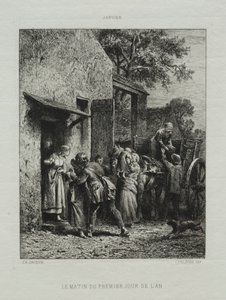 年の最初の日の朝 作： Francis Seymour Haden