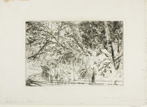 小川の口 No. II 作： Francis Seymour Haden