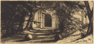 ミットン ホール (ランカシャー) 作： Francis Seymour Haden