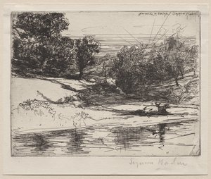 エムリンのニューカッスル 作： Francis Seymour Haden