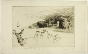 ニュートン マナー 作： Francis Seymour Haden