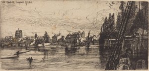 オールド チェルシー (オールド チェルシー教会) 作： Francis Seymour Haden