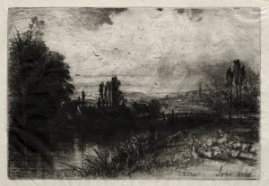 テストについて。 作： Francis Seymour Haden