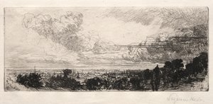 研究期間外、1862年。 作： Francis Seymour Haden