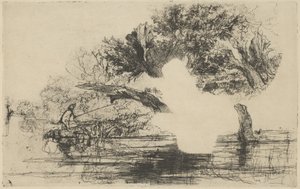 ペントンフック、1864年、1864年。 作： Francis Seymour Haden