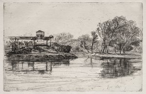 鉄道侵食 作： Francis Seymour Haden