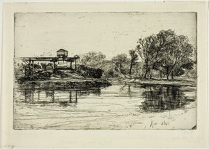 鉄道侵食 作： Francis Seymour Haden