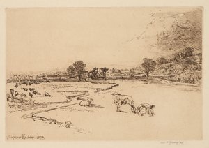 ソーリー修道院 作： Francis Seymour Haden