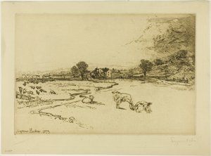 ソーリー修道院 作： Francis Seymour Haden