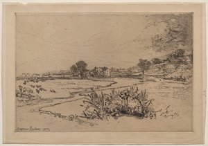 ソーリー修道院 作： Francis Seymour Haden