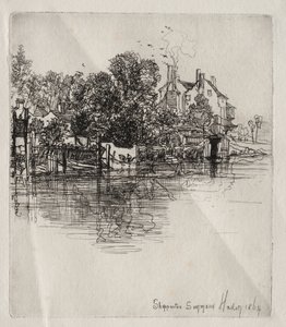 シェパートン、1864年。 作： Francis Seymour Haden