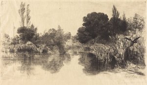 Shere Mill Pond (大皿) 作： Francis Seymour Haden