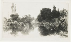 シェアミルポンド（大きいプレート）、1860 作： Francis Seymour Haden