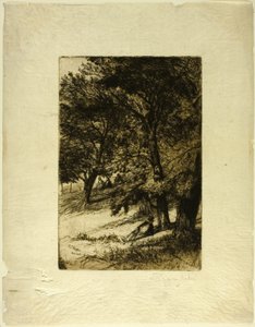 屋根の下... 作： Francis Seymour Haden