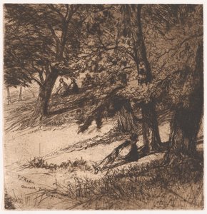 ...のカバーの下で、1859年。、1859年。 作： Francis Seymour Haden