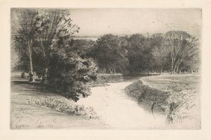 アイルランドの日没 作： フランシス・シーモア・ヘイデン