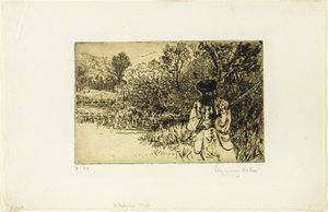 漁師 作： Francis Seymour Haden