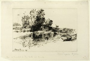 リトルボートハウス 作： Francis Seymour Haden