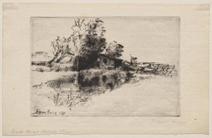 ザ リトル ボートハウス 作： Francis Seymour Haden