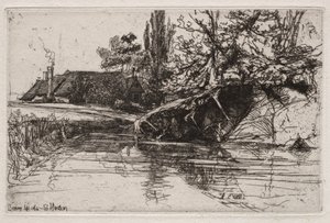 堀の家 作： Francis Seymour Haden