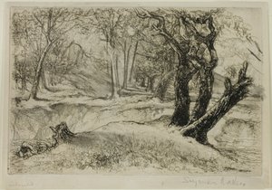 三姉妹 作： Francis Seymour Haden