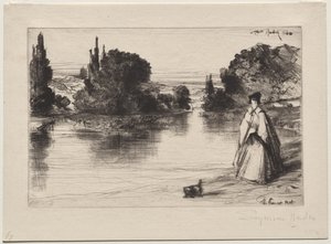 牽引経路 作： Francis Seymour Haden