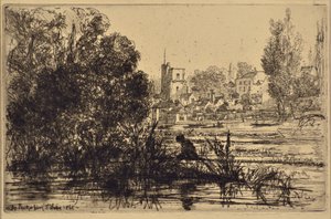 トゥイキナム教会 作： Francis Seymour Haden