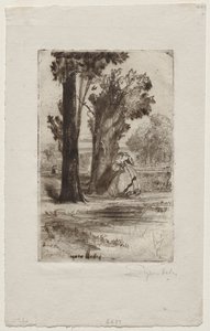 ソニングの牧師館 作： Francis Seymour Haden