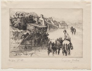 ウェアハム橋 作： Francis Seymour Haden