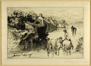 ウェアハム橋 作： Francis Seymour Haden