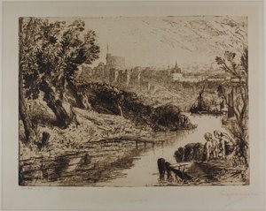 ウィンザー 作： Francis Seymour Haden