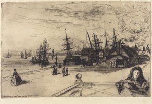ヨット・タバーン、エリス 作： Francis Seymour Haden
