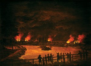 ゴードン暴動、1780 作： Francis Swaine