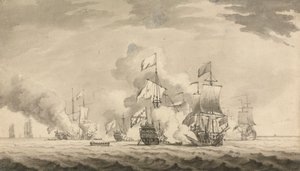 艦砲射撃 作： Francis Swaine