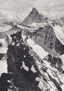 ペニン アルプス: ジナル ロートホルンの憲兵 (白黒写真) 作： Francis Sydney Smythe