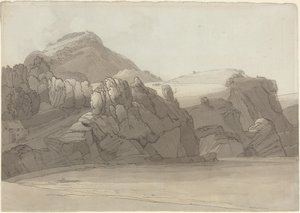 デヴォン州クームマーティンの岩礁海岸（クーム・マーティン湾） 作： フランシス・タウン