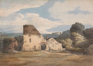 ダンカーズウェル修道院、1783 年 8 月 20 日 作： Francis Towne