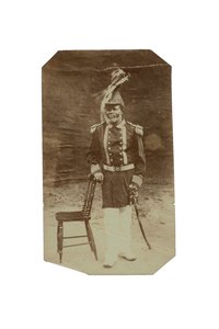 タートルコーブのジャック王、ガボン、1875年頃（アルブメンプリント） 作： Francis W. Joaque