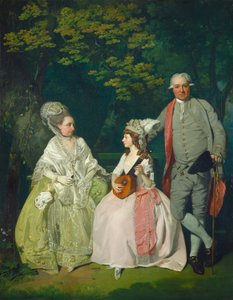 家族グループ、c。 17751780。 作： Francis Wheatley