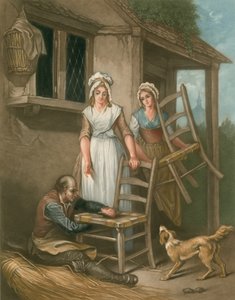 修復する古い椅子 作： Francis Wheatley