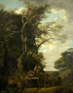 ハーヴェストワゴン、1774 作： Francis Wheatley
