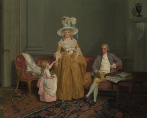 サイスウェイトファミリー、ca。 1785年。 作： Francis Wheatley