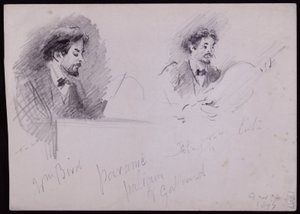 アーノルド・ドルメッチの肖像 作： Francis Wilfred Lawson