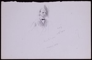 アーサーラッカムの肖像 作： Francis Wilfred Lawson