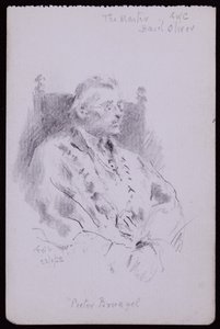 バジルオリバーの肖像 作： Francis Wilfred Lawson
