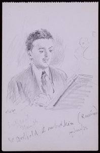 バーソルド・リュベトキンの肖像 作： Francis Wilfred Lawson