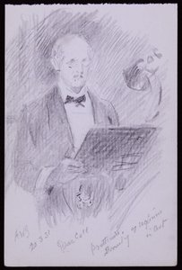 DSMacCollのポートレート 作： Francis Wilfred Lawson