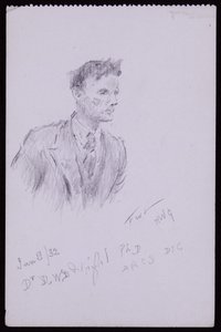 Dr.DWDライトの肖像 作： Francis Wilfred Lawson